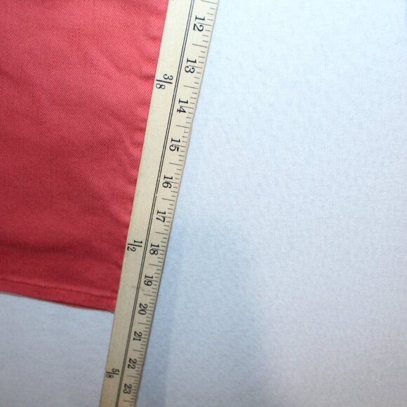Levi's Women Red Pants Demi Curve Casual Denim Size 6/28 - Picture 6 of 9